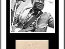 MUDDY WATERS - BLUES LEGEND - ORIGINAL HAND SIGNED AUTOGRAPH