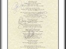 BON JOVI - RARE FULL BAND - ORIGINAL HAND SIGNED AUTOGRAPHS