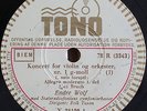 Wolf+Tuxen. Bruch (Violin concerto). Tono X 25129-31 (3). NM(-)
