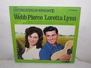 Webb Pierce & Loretta Lynn -- Double Star Series -- LP (33 RPM) Record