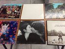 Used (6) The Beatles Albums Vinyl Record Music Album Set Abbey Road White Pepper