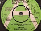MARY LOVE 'LAY THIS BURDEN DOWN' STATESIDE DEMO MINT- V.RARE NORTHERN SOUL
