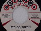 DICK DALE & DEL-TONES: Let’s Go Trippin’ DELTONE Surf Rock SUPER NM 45 Hear