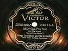 VINTAGE 78 RPM DANCE BAND RECORD VICTOR 23013 HOAGY CARMICHAEL ORCH. BIX TEA