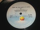 U2 Pride (In The Name Of love) MONSTER RARE Zimbabwe ISLAND 1984 IS 202 EX