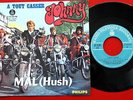 JOHNNY HALLYDAY ATOUT CASSER/MAL(HUSH) 1968 PSYCH RARE EXYU 7“ PS