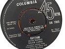 MAJOR LANCE  RHYTHM   UK COLUMBIA