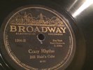 78 rpm HOT JAZZ BILL HAID CUBS Broadway 1206 Crazy Rhythm/I Can't Give You.. E