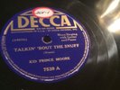 BLUES Pre War KID PRINCE MOORE Decca 7539 Talkin Bout the Stuff E to E+