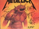 Metallica Autographed Jump in the Fire 12