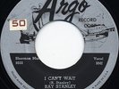 Ray Stanley, I Can't Wait, Over A Coke, Argo 5280, 45 rpm, Rockabilly, HEAR IT