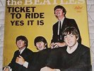 THE BEATLES Ticket To Ride ORIGINAL 1965 Picture Sleeve w/ 45 Vinyl RPM