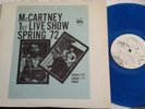 Rare 2 LP Paul McCartney - 1st Live Show - Spring 72 WRMB 371 BLUE WAX NM TMOQ