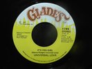 UNIVERSAL LOVE IT'S YOU GIRL / MOON RIDE GLADES RECORDS 1745 NORTHERN SOUL