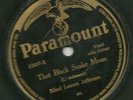 Pre War Blues-Blind Lemon Jefferson-That Black Snake Moan-Paramount 12407