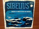 SIBELIUS – CAMILLA WICKS, violin – original CAPITOL FDS label, mono, EX conditio