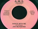 JOE McKEEVER  Dance With Me RARE modern soul 45 boogie Detroit disco A.M.S LBL