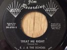 EJ & THE ECHOES northern soul 45 Treat Me Right / Just Love Me   Diamond Jim