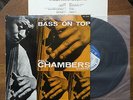 Bass On Top PAUL CHAMBERS QUARTET Japan BLUE NOTE LNJ-70081 Mono W/ Inserts EX+