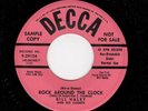 ROCKABILLY-ORIG. PROMO-BILL HALEY/COMETS-DECCA 29124-ROCK AROUND THE CLOCK/THIRT