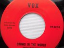 TORONADOS 45 Crowd in the world / Time goes by 60's ? Vox MOD BEAT GARAGE jr108