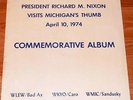 President Richard M. Nixon Visits Michigans Thumb  April 10 1974  33 rpm  Sealed