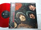 BEATLES RUBBER SOUL JAPAN ORIGINAL 1982 UK CUTTING LIMITED MONO RED VINYL W/OBI