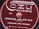 78-PRE-WAR BLUEGRASS-LONESOME PINE FIDDLERS-PAIN IN MY HEART/LONESOME SAD & BLUE