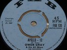 OWEN GRAY ALL STARS   APOLLO 12 b/w UNDERSTAND MY LOVE   UK FAB SKINHEAD SKA 7
