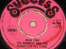 RUPIE EDWARDS POP HI b/w VAL BENNETT & BUNNY LEE HIGH TIDE   UK SUCCESS SKA 7