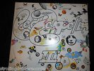 Led Zeppelin III First Pressing SD 7201 Red Atlantic Label Lp Vinyl Record