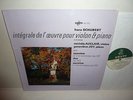 MICHELE AUCLAIR GENEVIEVE JOY LP SCHUBERT L'Integrale.. LP Erato LDE 3237 / RARE