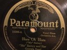 Paramount 12566 Ma Rainey & Georgia Band BLUES OH BLUES  1927 KID ORY