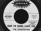 THE ASSOCIATION rare debut 45 JUBILEE / Babe You're Gonna Leave Me  (Hear It)