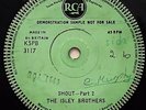 THE ISLEY BROTHERS - Shout Part 2 .. 1959 s/sided  DEMO Uk RCA 45rpm