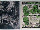 MONSTER SQUAD GILLMAN Variant 7” CLEAR/GREEN SPLATTER VINYL Mondo Randy Ortiz