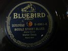 WALTER DAVIS BIDDLE STREET BLUES 78 RECORD FRISCO BLUES BLUEBIRD 8961