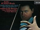 MANUEL DE FALLA El Amor Brujo LP Wideband ZAL 7618-9 1G 1G  Decca SXL 6287 1967