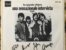THE BEATLES -Una Sensazionale Intervista  RARE Italian import CLEAR WAX Apple 45