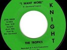 THE TROPICS - I WANT MORE - Their 1st 45 on its 1st Local Label - HEAR GARAGE 45