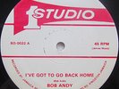 Bob Andy GO BACK HOME / Doreen Schaffer TRY A LITTLE SMILE Studio One 12