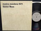 Günter Maas LP Musica Mundana 1971 Private Press Kraut Experimental Psych 1971