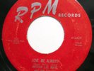ARTHUR LEE MAYE & CROWNS 45 Love Me Always / Loop De DOO WOP Original bb3328