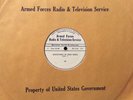 Armed Forces Radio & Television Service EX+ RU-12-8 Johnny Grant / Adventures