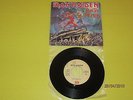 IRON MAIDEN:RUN TO THE HILLS/TOTAL ECLIPSE EMI 3C 006-07604 VG/EX 1982 ITALIA