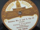 EUGEN D'ALBERT / CHOPIN / ODEON XX 76939