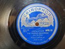 78rpm Egyptian CAIROPHON record, Prof. Mohamed Abd-el-Wahab, V+