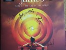 JAMES - GIRL AT THE END OF THE WORLD' FULLY SIGNED DBLE VINYL LP