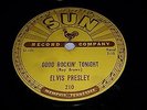 78 RPM Elvis Presley SUN 210 Good Rockin' Tonight super collectible clean EXC