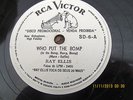 RAY ELLIS 78 RPM BRAZIL WHO PUT THE BOMP / LET THE FOUR WINDS BLOW POP 1961